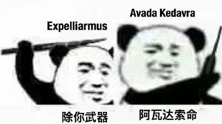 Avada KedavraExpelliarmus除你武器阿瓦达索命