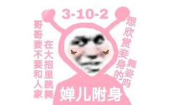 3-10-2哥哥要不要和人家在大招里跳舞想欣赏妾身的舞姿吗婵儿附身 - 粉红小妹王者荣耀表情包