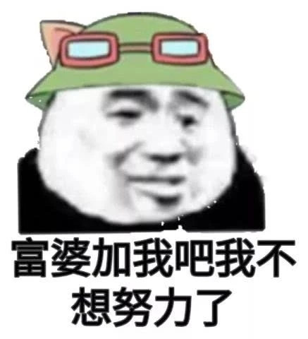 富婆加我吧我不想努力了