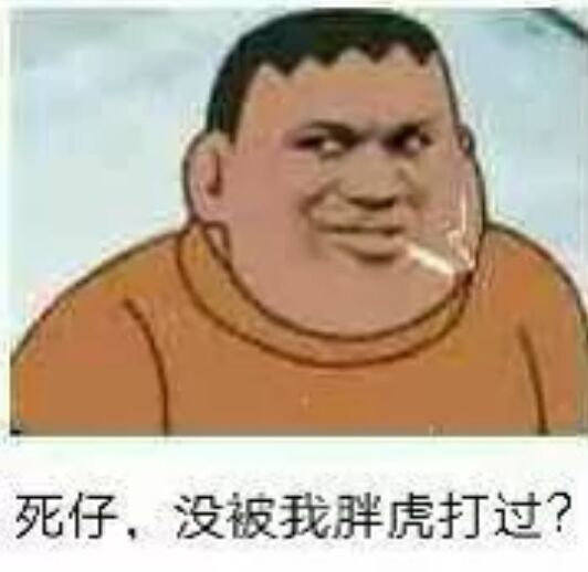 死仔,没被我胖虎打过?