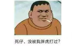 死仔,没被我胖虎打过?