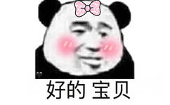 好的 宝贝