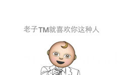 老子 TM 就喜欢你这种人 - emoji 搞笑表情