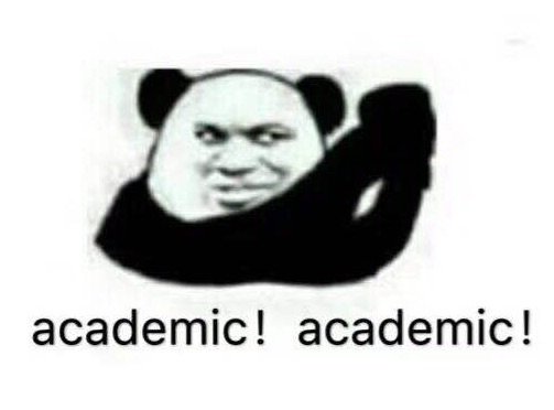 academic !academic (熊猫头学术表情包)