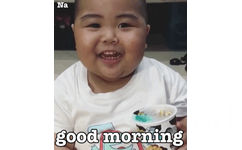 good moring早上好（网红印尼小胖几BabyJrsugiantoTATAN）