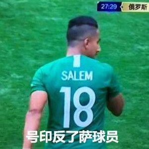 27:29俄罗斯SALEM18号印反了萨球员 - 世界杯揭幕战表情包出炉