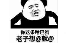 你这条哈巴狗，老子想@就@