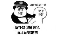 请跟我们走一趟我怀疑你搞黄色而且证据确凿