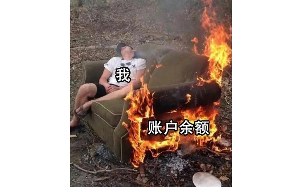 账户余额不足，我泰然处之 - 被火燎的不急不躁