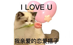 I LOVE U我亲爱的恋爱搭子