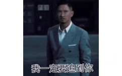 我一定要追到你 耶稣也拦不住 我说的 - 张家辉扫毒 GIF 动图表情包