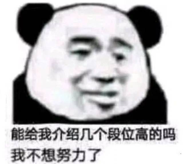 能给我介绍几个段位高的吗我不想努力了