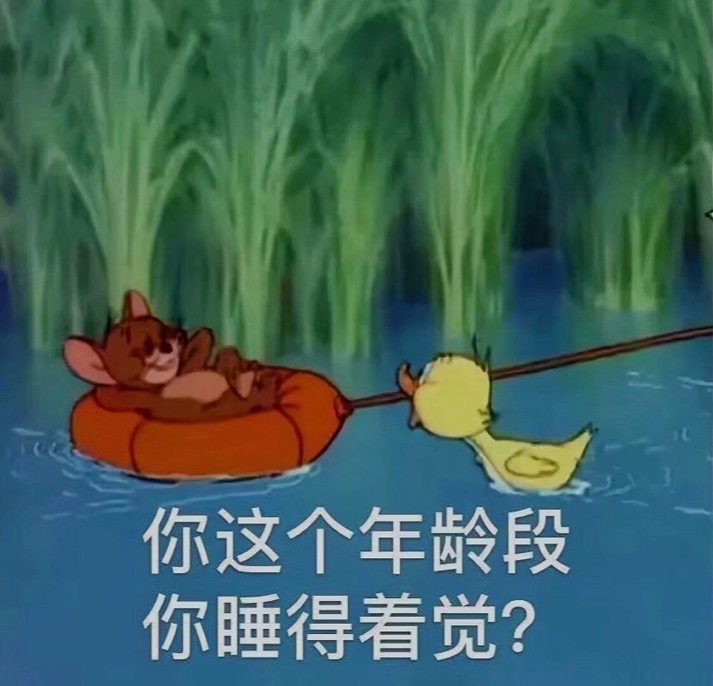 你这个年龄段 你睡得着觉？（猫和老鼠杰瑞鼠）