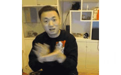 药水哥鼓掌 GIF 动图表情包