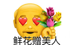 鲜花赠美人