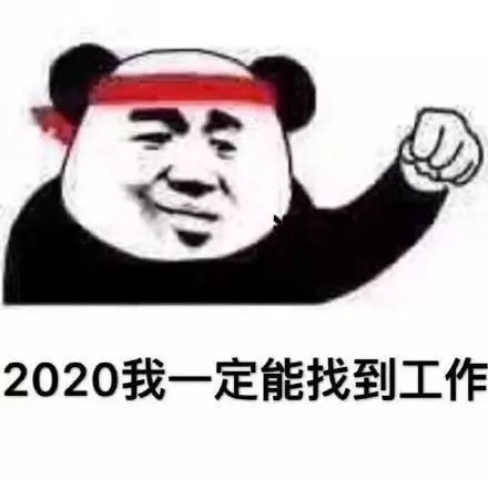 2020我一定能找到工作 - 熊猫头：2020我一定能成功