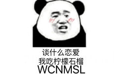 谈什么恋爱，我吃柠檬石榴（WCNMSL） - 情人节，单身土狗必备表情包