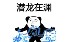 熊猫头练武 GIF 动图表情包