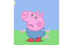 小猪佩奇情侣头像 - 一组小猪佩奇情侣头像送给各位猪猪女孩猪猪男孩 ​