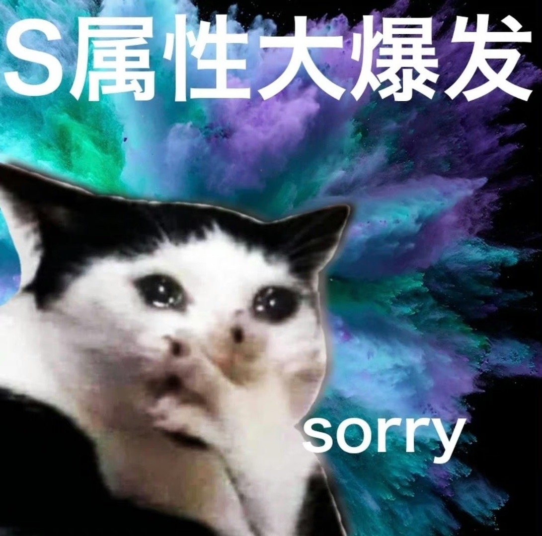 S属性大爆发sorry - S属性M 属性大爆发表情包