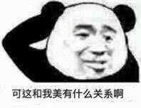 可这和我美有什么关系啊(熊猫头)