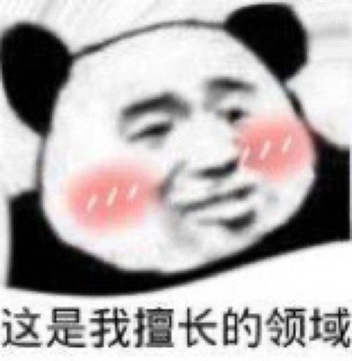 这是我擅长的领域(熊猫头表情包)