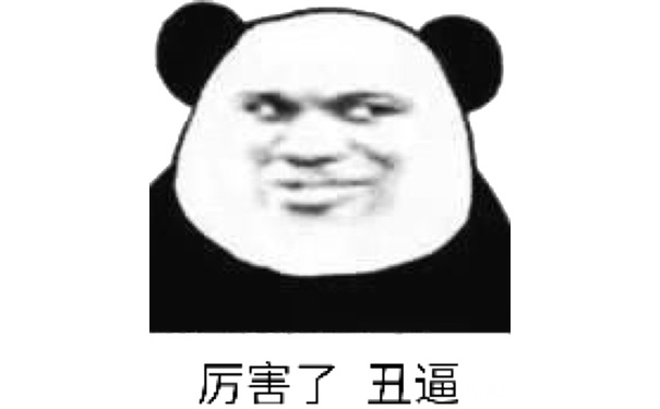 厉害了 丑逼