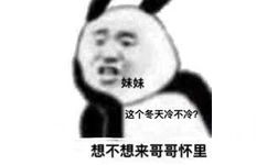 妹妹，这个冬天冷不冷，想不想来哥哥