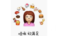 哇哦 好满足 - emoji表情包