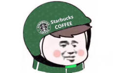 Starbucks COFFEE(星巴克外卖小人头像) - 骑手正在派送（各种外卖头像）…… ​