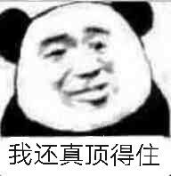 我还真顶得住（熊猫头）