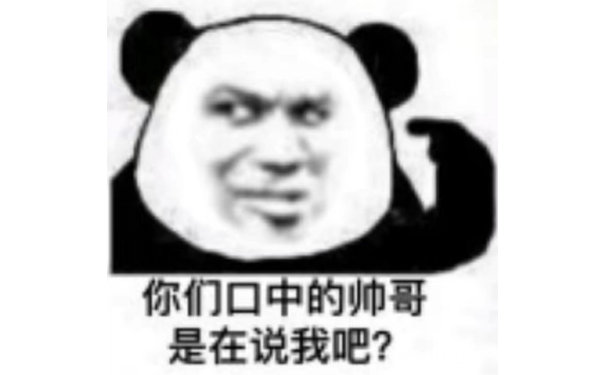 你们口中的帅哥是在说我吧?