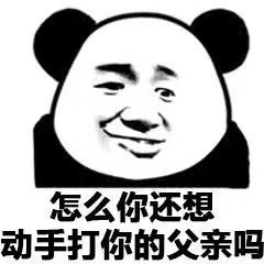 怎么你还想动手打你的父亲吗