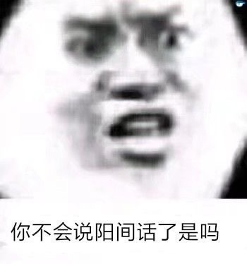 你不会说阳间话了是吗