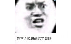 你不会说阳间话了是吗