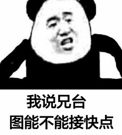 我说兄台，图能不能接快点！