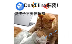 Dead line 来袭!傻孩子不要债睡辣