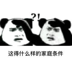 这得作么样的家庭条件