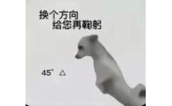 换个方向给您再鞠躬45△