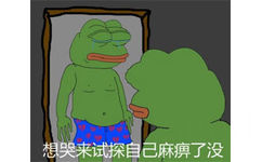 想哭来试探自己麻痹了没 - sad frog再度来袭