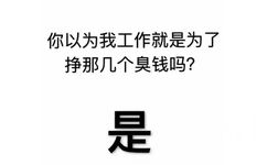 你以为我工作就是为了挣那几个臭钱吗? - 不想上班！打工人表情包