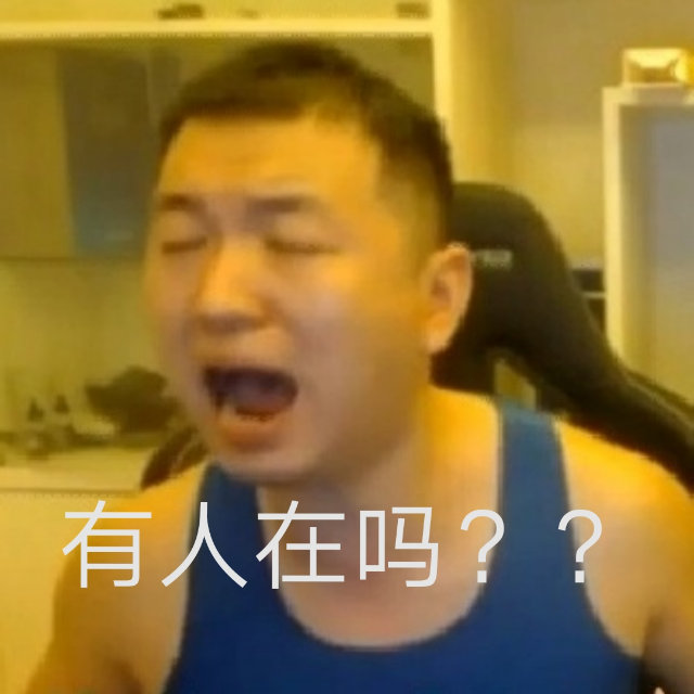 有人在吗??(药酱药水哥群聊表情包)