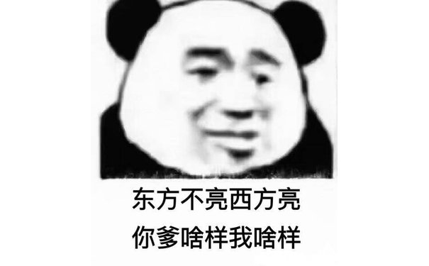 东方不亮西方亮 你爹啥样我啥样