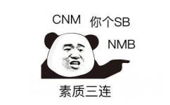 素质三连：CNM 你个 SB NMB - 三连回复系列表情包