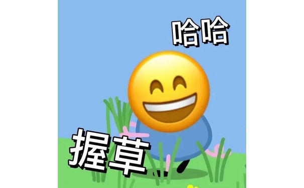 哈哈握草