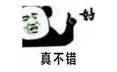 好真不错(熊猫头表情包)