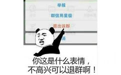 举报群信用星级退出该群你这是什么表情,不高兴可以退群啊!