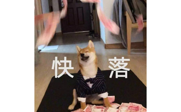 快乐（落），doge撒钱