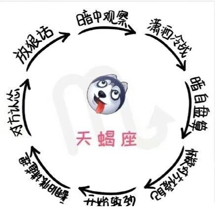 话、暗中观察品天蝎座/始约 - 12星座生气时候的表现，准吗？