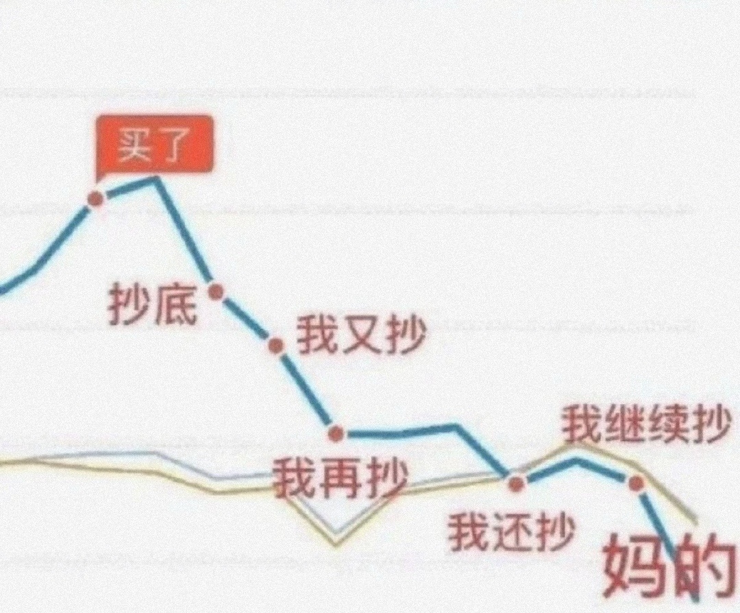 买了   抄底 - 伤心基金人表情包